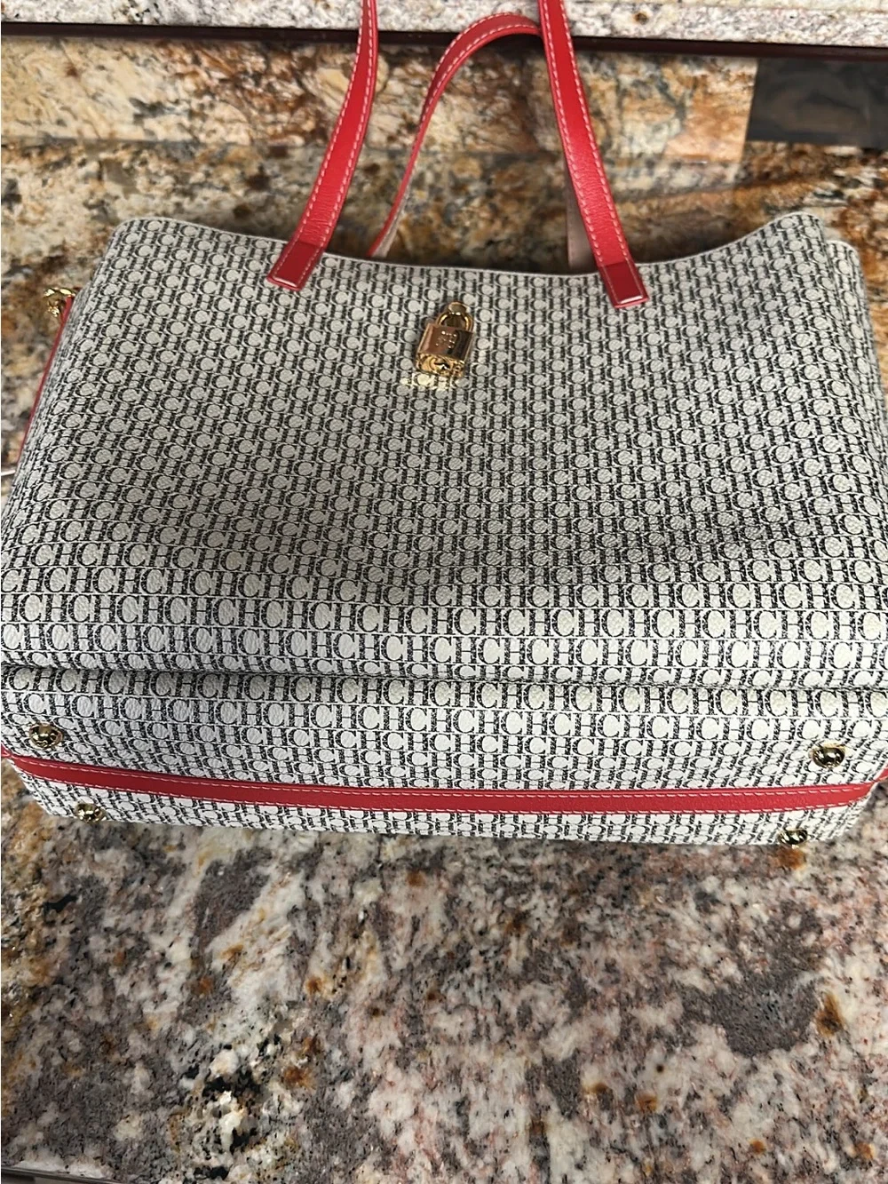 Carolina Herrera CH monogram tote New with tags